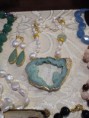 COLLANA PERLE DI FIUME E MINERALE TURCHESE